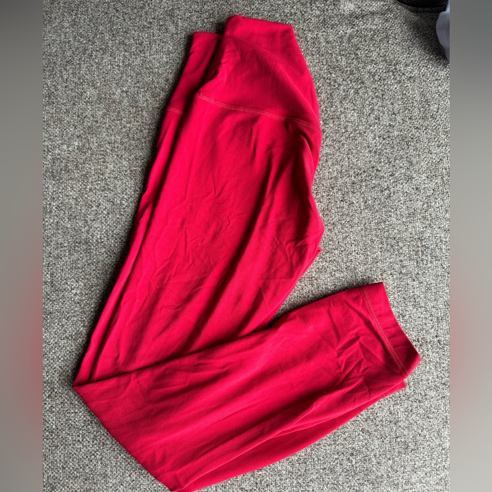 Lululemon align pant. Size 6 red